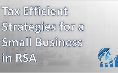 Tax Efficient Strategies for a Small Business in RSA